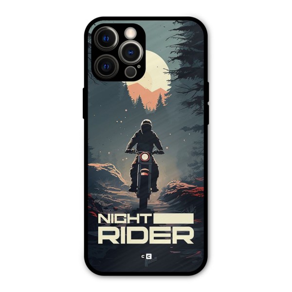 Night Rider Metal Back Case for iPhone 12 Pro Max