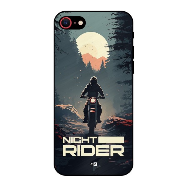 Night Rider Metal Back Case for iPhone 8