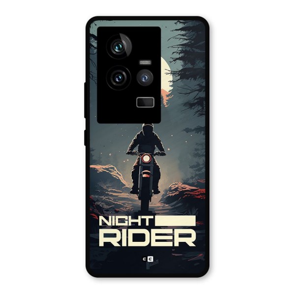 Night Rider Metal Back Case for iQOO 11 5G