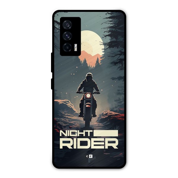 Night Rider Metal Back Case for iQOO 7 5G