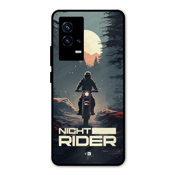 Night Rider Metal Back Case for iQOO 9 5G