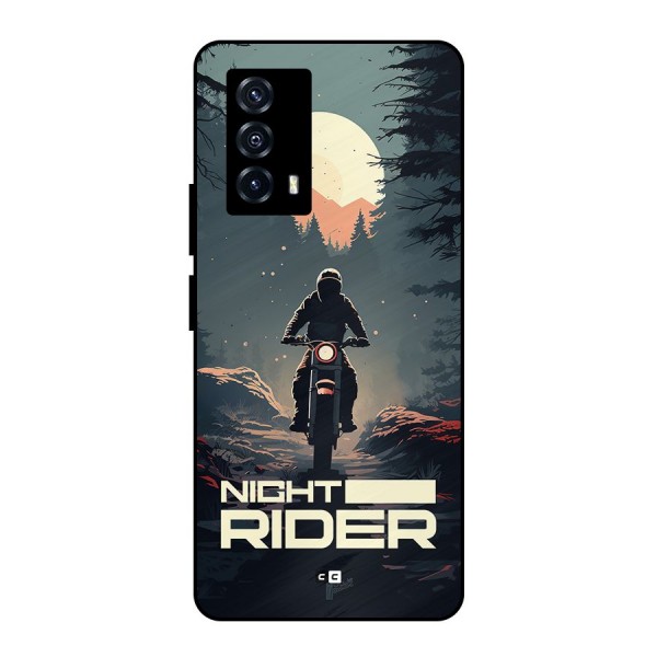 Night Rider Metal Back Case for iQOO Z5