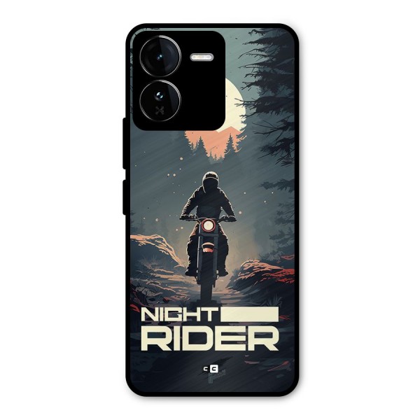 Night Rider Metal Back Case for iQOO Z9