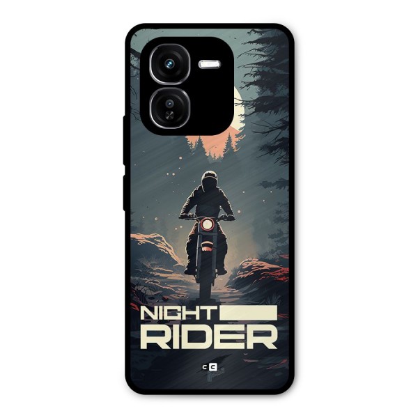 Night Rider Metal Back Case for iQOO Z9x