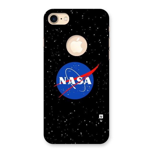 Night Sky NASA Back Case for iPhone 8 Logo Cut