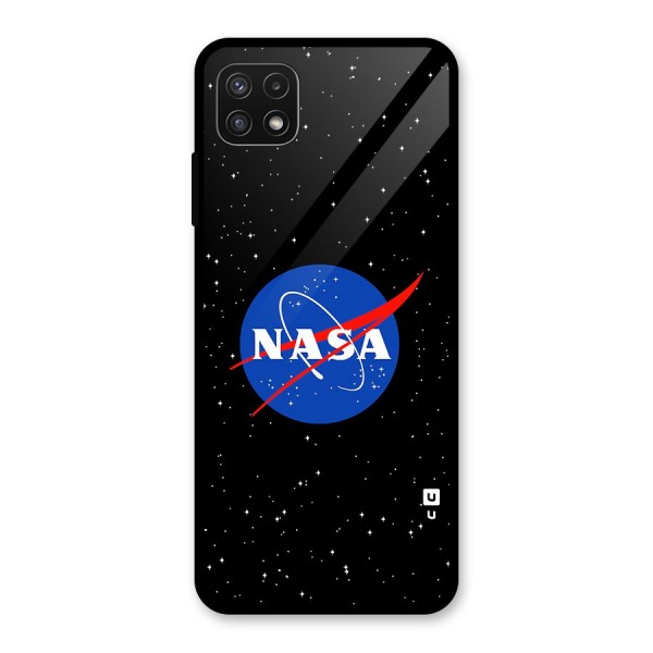 Night Sky NASA Glass Back Case for Galaxy A22 5G