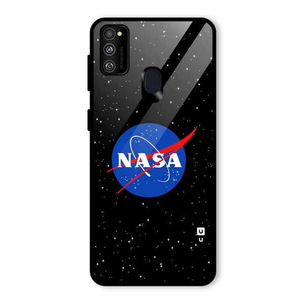 Night Sky NASA Glass Back Case for Galaxy M21