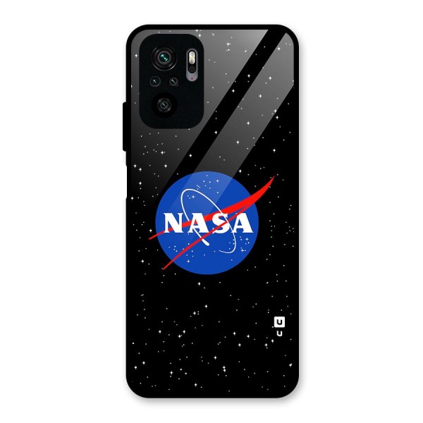 Night Sky NASA Glass Back Case for Redmi Note 10