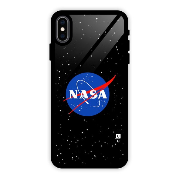 Night Sky NASA Glass Back Case for iPhone XS Max