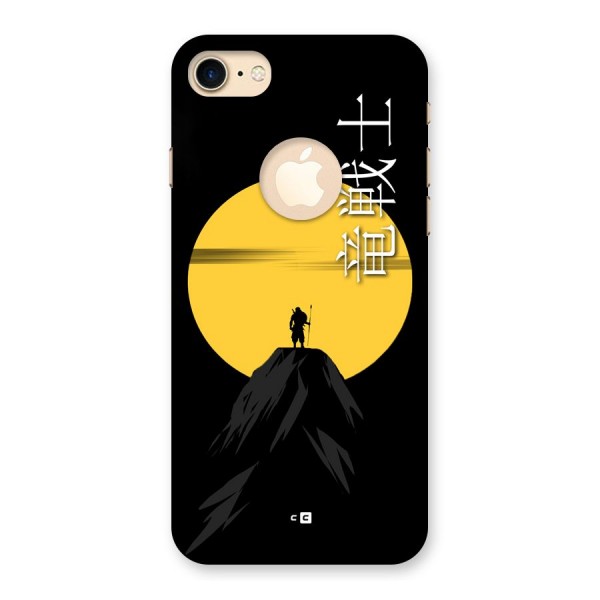 Night Warrior Back Case for iPhone 8 Logo Cut