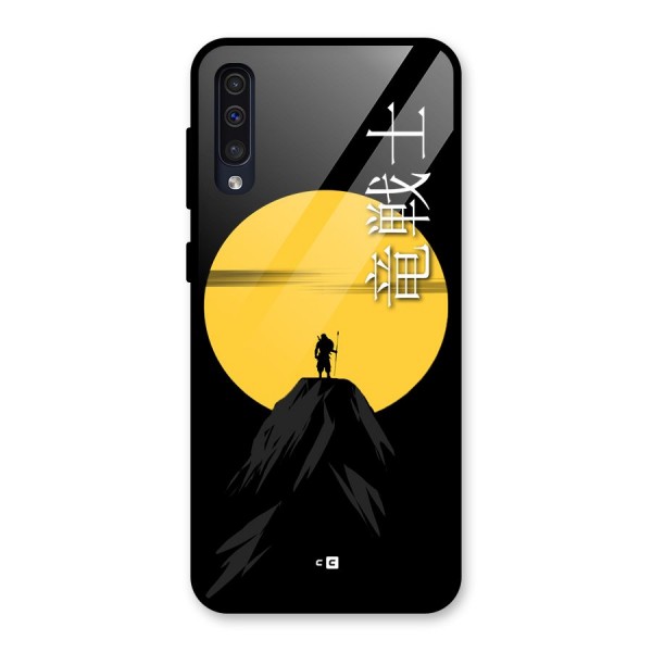 Night Warrior Glass Back Case for Galaxy A50s