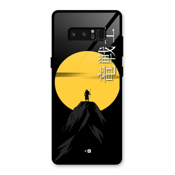 Night Warrior Glass Back Case for Galaxy Note 8