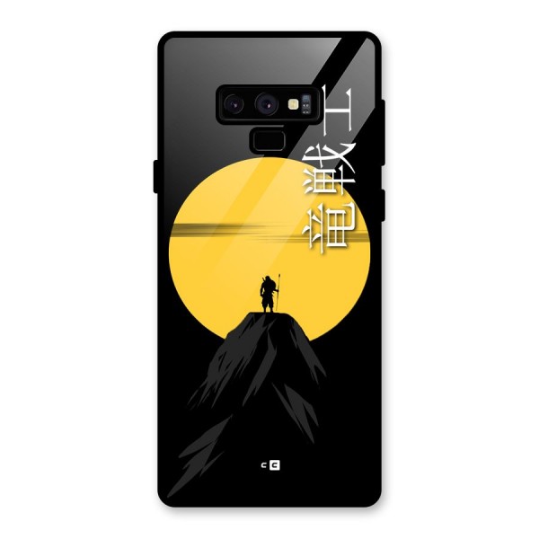 Night Warrior Glass Back Case for Galaxy Note 9