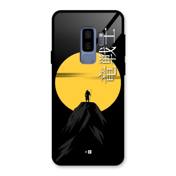 Night Warrior Glass Back Case for Galaxy S9 Plus