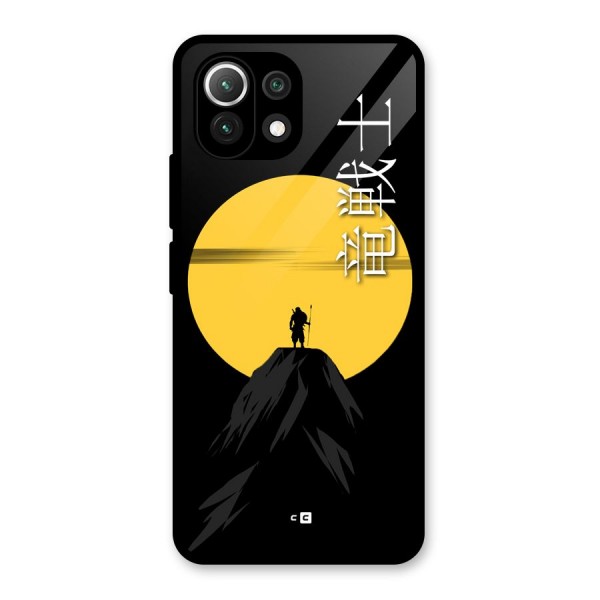 Night Warrior Glass Back Case for Mi 11 Lite