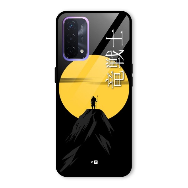 Night Warrior Glass Back Case for Oppo A74 5G