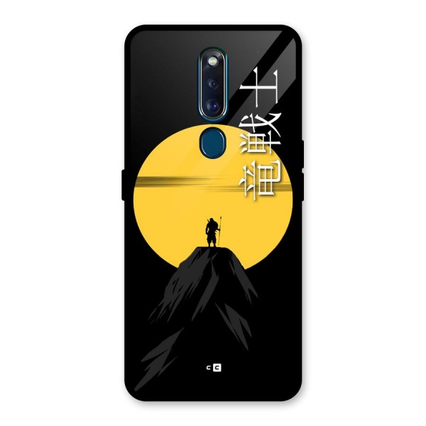 Night Warrior Glass Back Case for Oppo F11 Pro