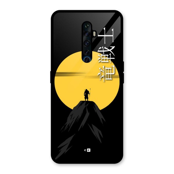 Night Warrior Glass Back Case for Oppo Reno2 F