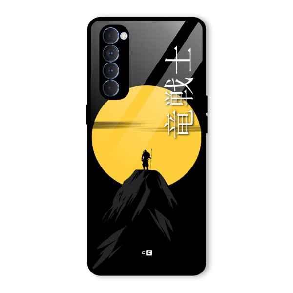 Night Warrior Glass Back Case for Oppo Reno4 Pro