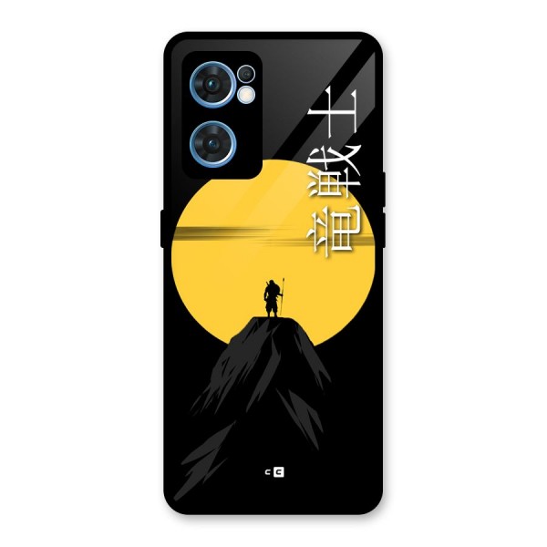 Night Warrior Glass Back Case for Oppo Reno7 5G