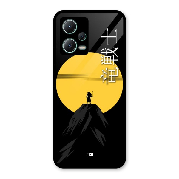 Night Warrior Glass Back Case for Poco X5