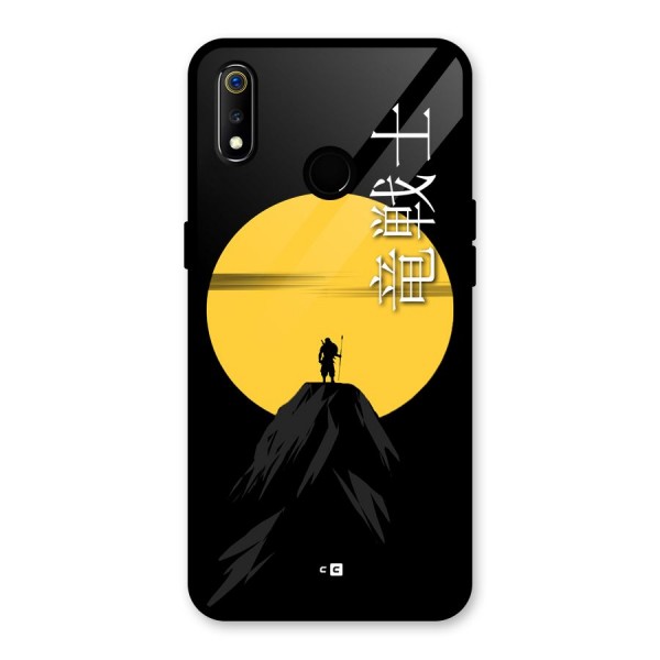 Night Warrior Glass Back Case for Realme 3