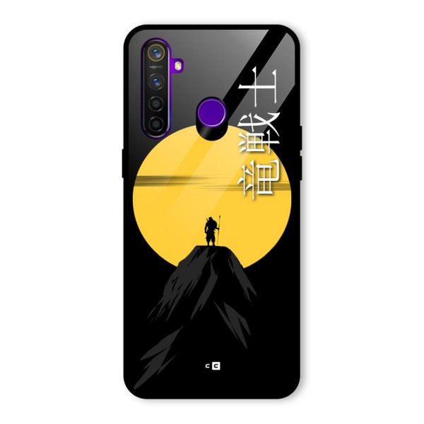 Night Warrior Glass Back Case for Realme 5 Pro