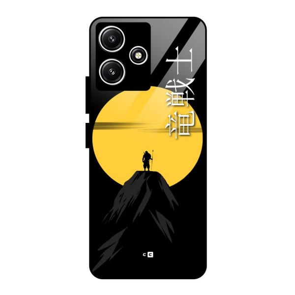 Night Warrior Glass Back Case for Redmi 12 5G