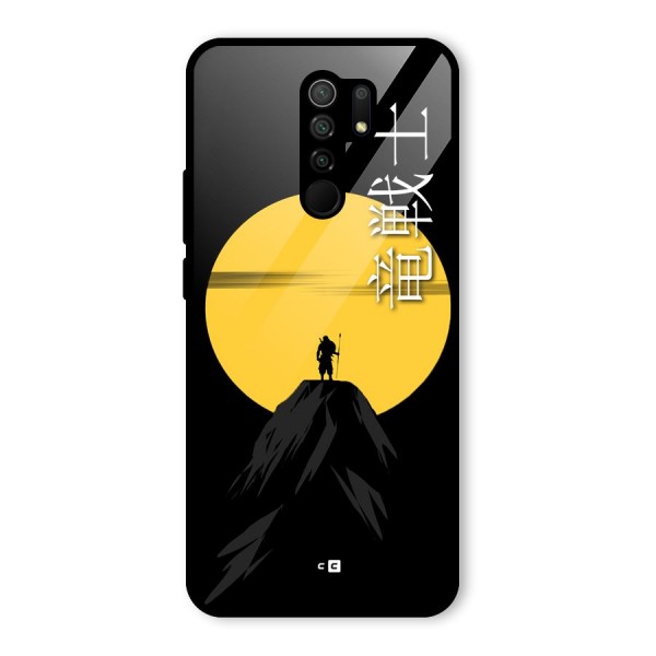 Night Warrior Glass Back Case for Redmi 9 Prime