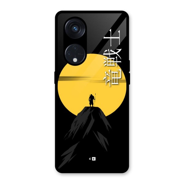 Night Warrior Glass Back Case for Reno8 T 5G