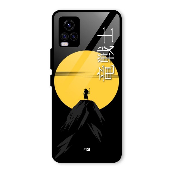 Night Warrior Glass Back Case for Vivo V20 2021