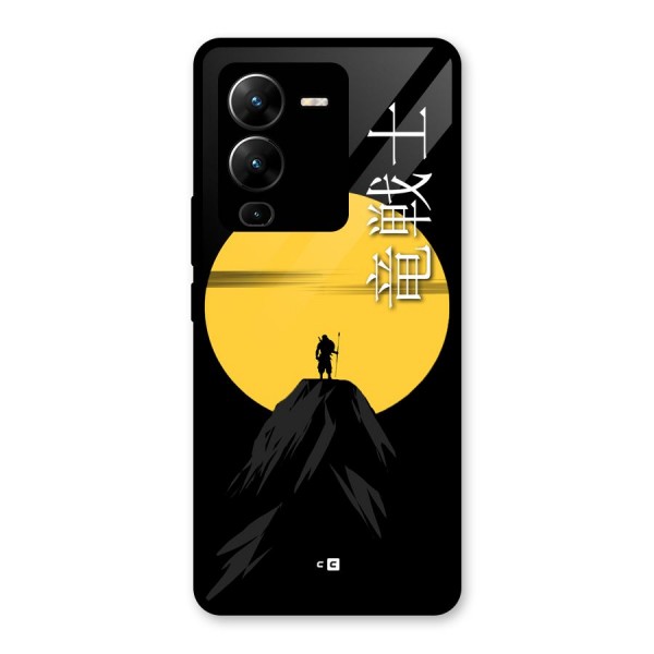 Night Warrior Glass Back Case for Vivo V25 Pro