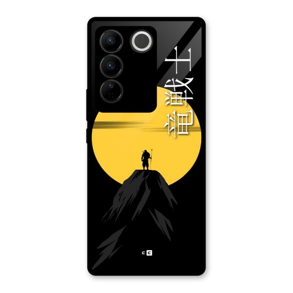 Night Warrior Glass Back Case for Vivo V27 Pro