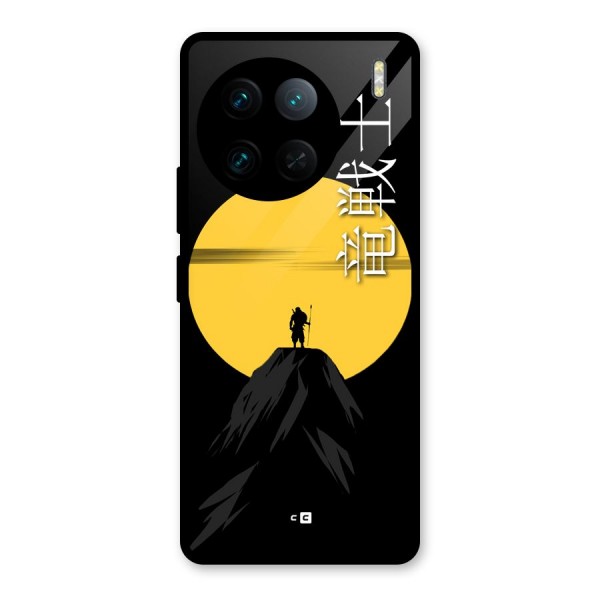 Night Warrior Glass Back Case for Vivo X90 Pro