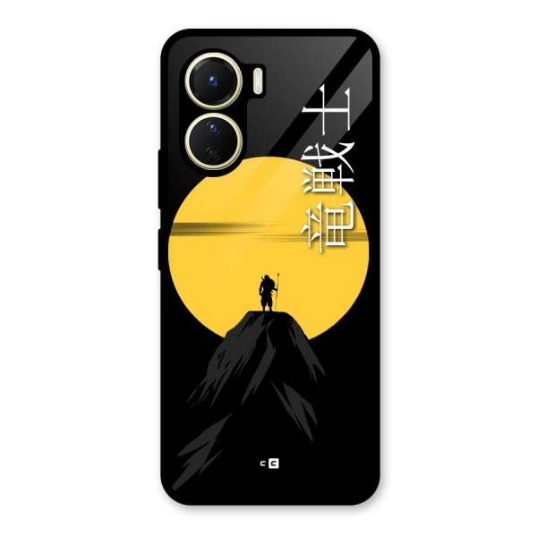 Night Warrior Glass Back Case for Vivo Y16