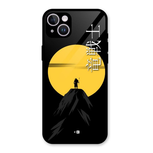 Night Warrior Glass Back Case for iPhone 14 Plus