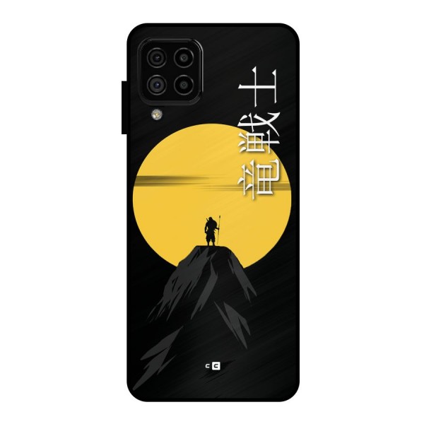 Night Warrior Metal Back Case for Galaxy A22 4G