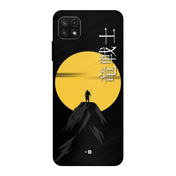 Night Warrior Metal Back Case for Galaxy A22 5G