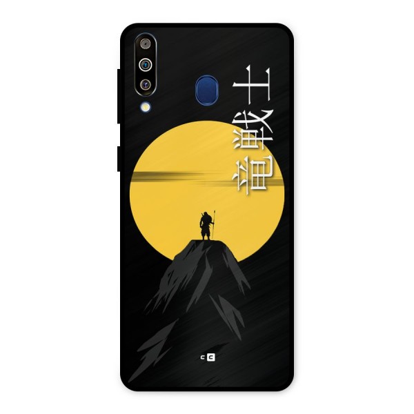 Night Warrior Metal Back Case for Galaxy M30