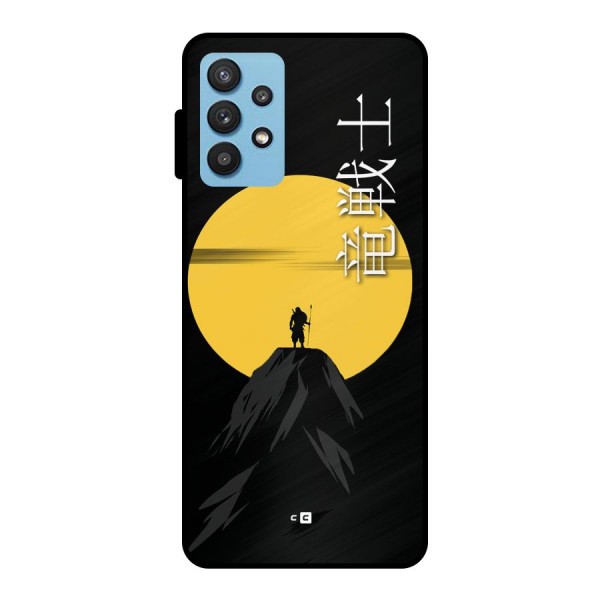 Night Warrior Metal Back Case for Galaxy M32 5G