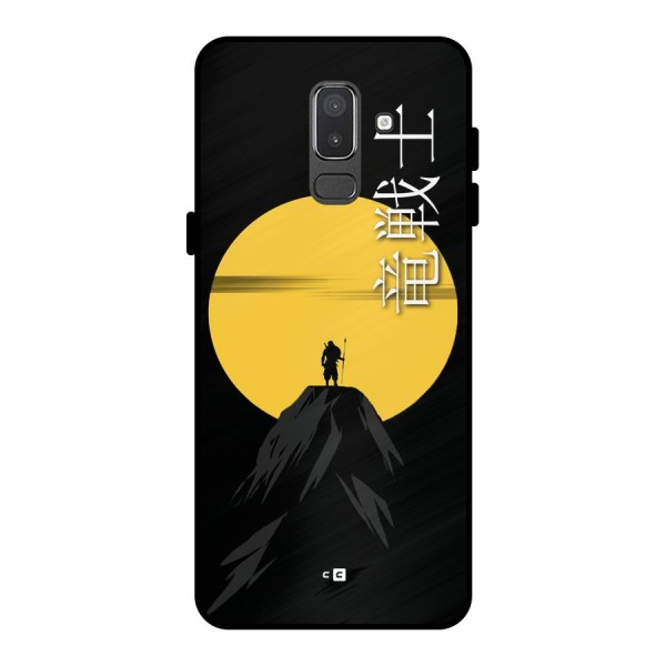 Night Warrior Metal Back Case for Galaxy On8 (2018)