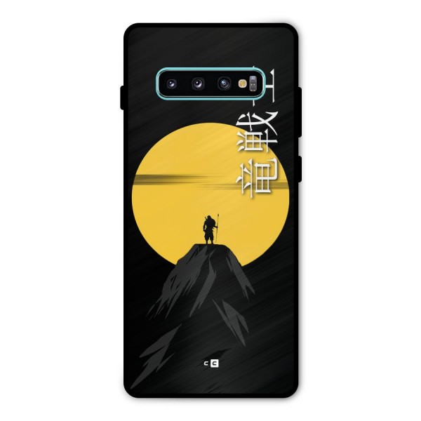 Night Warrior Metal Back Case for Galaxy S10 Plus