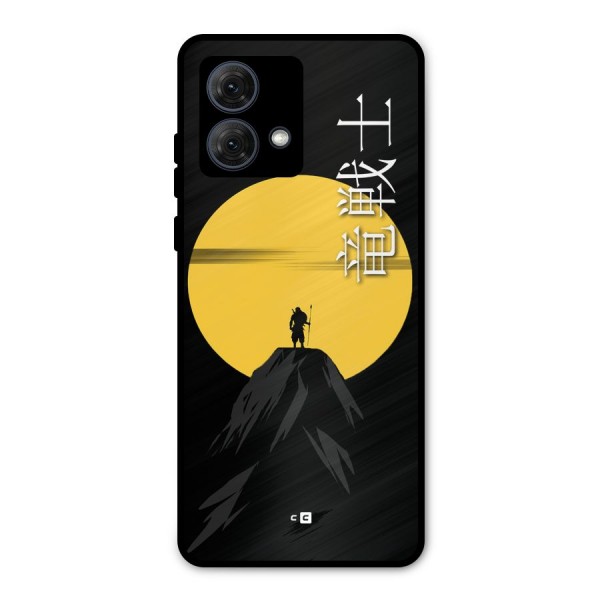 Night Warrior Metal Back Case for Moto G84