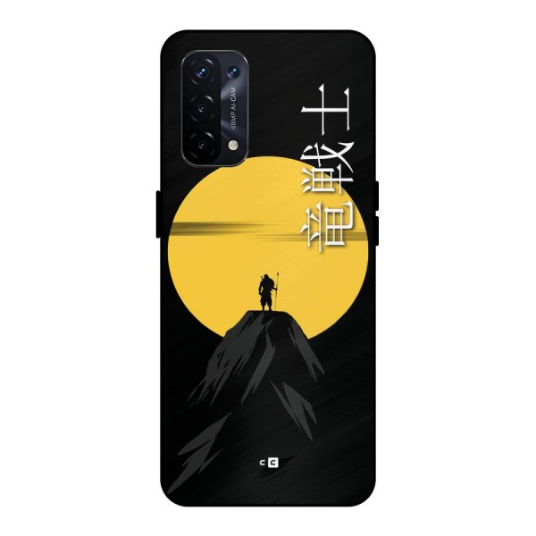 Night Warrior Metal Back Case for Oppo A74 5G