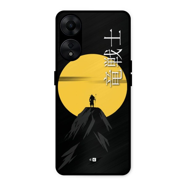 Night Warrior Metal Back Case for Oppo A78 5G