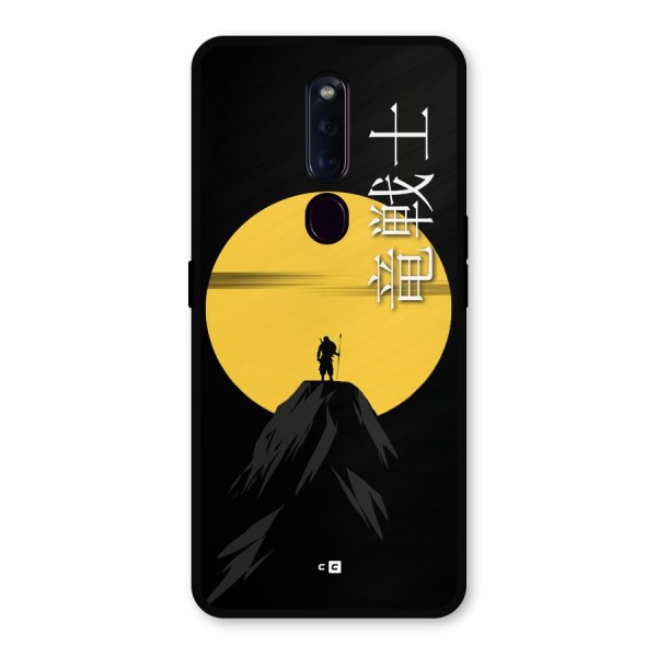 Night Warrior Metal Back Case for Oppo F11 Pro