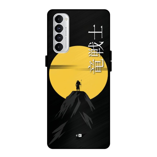 Night Warrior Metal Back Case for Oppo Reno4 Pro