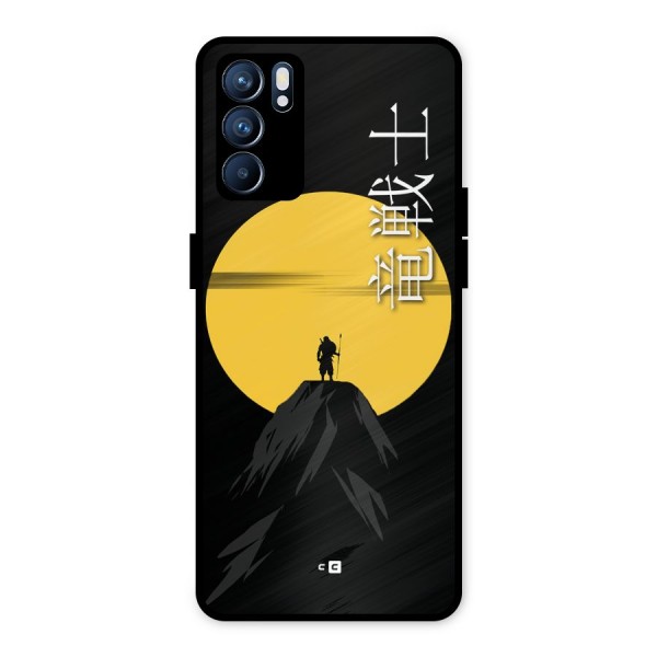 Night Warrior Metal Back Case for Oppo Reno6 5G