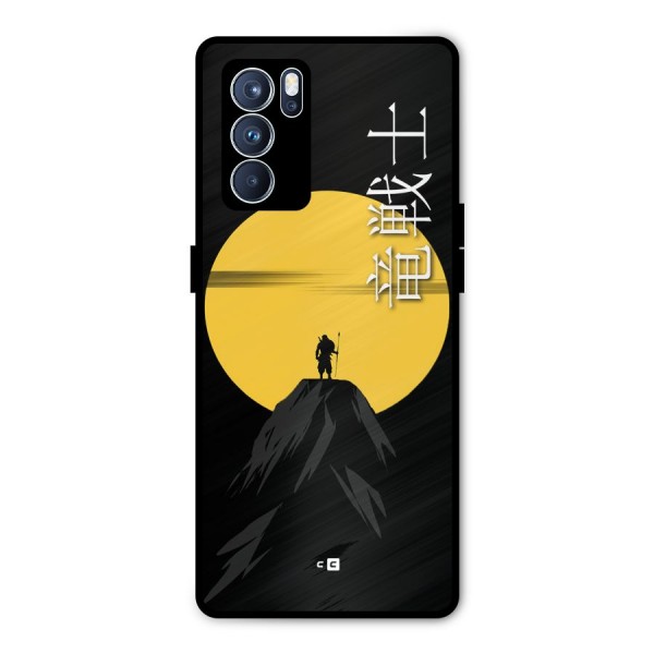 Night Warrior Metal Back Case for Oppo Reno6 Pro 5G