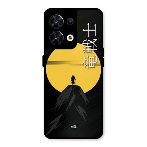 Night Warrior Metal Back Case for Oppo Reno8 5G